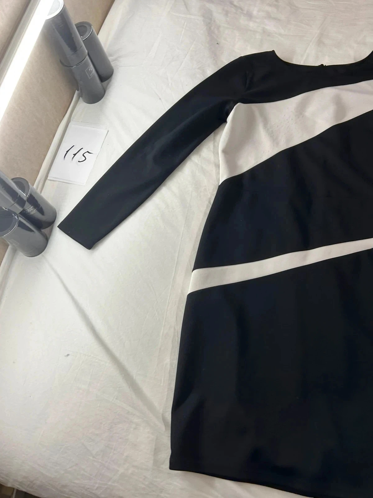 Vestido vintage negro y blanco – photo 3